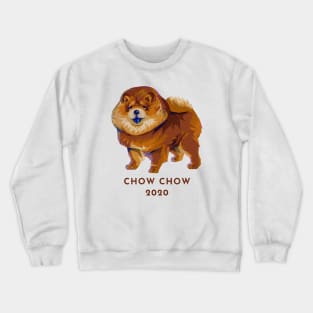 Cute Modern Chow Chow Dog Doggo Puppy - Vote Chow Chow 2020 Crewneck Sweatshirt